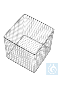 Wire basket, 110 x 110 x 40 mm